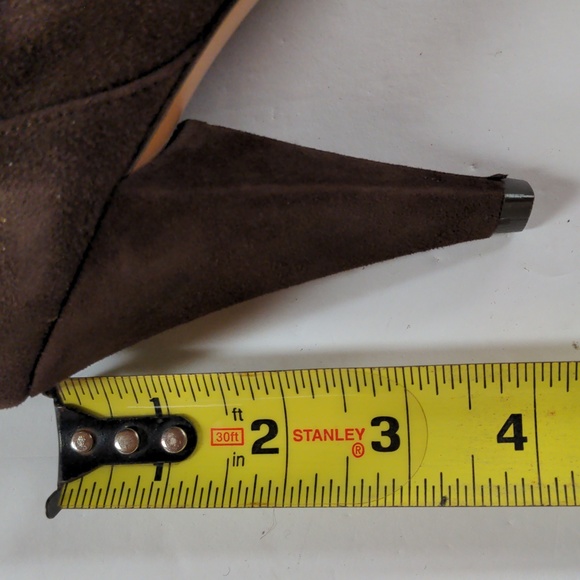 Lulu Guinness Peace Suede Drawstring Ankle Bootie Size 39.5 - Picture 9 of 12